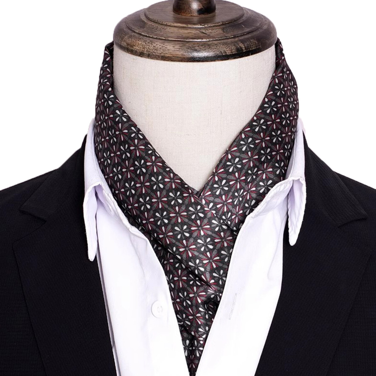 Men Accessories For Travel - ผ้าพันคอไหมลายทางผู้ชายรุ่นใหม่ ขายดี ผ้าพันคอคุณภาพพรีเมียมสำหรับเสื้อเชิ้ต ใช้เป็นเครื่องประดับแฟชั่น ปี 2026