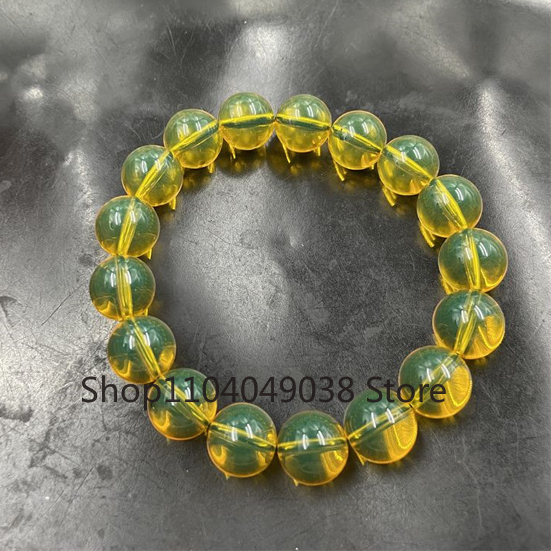 Bracelet Beaded Men - กำไลข้อมือบริสุทธิ์จากน้ำเกรด5A ธรรมชาติสาย Cincin SINGLE สีฟ้าโดมินิกันอำพันเม็กซิกันทำมือพระพุทธเจ้าลูกปัดชายและหญิง