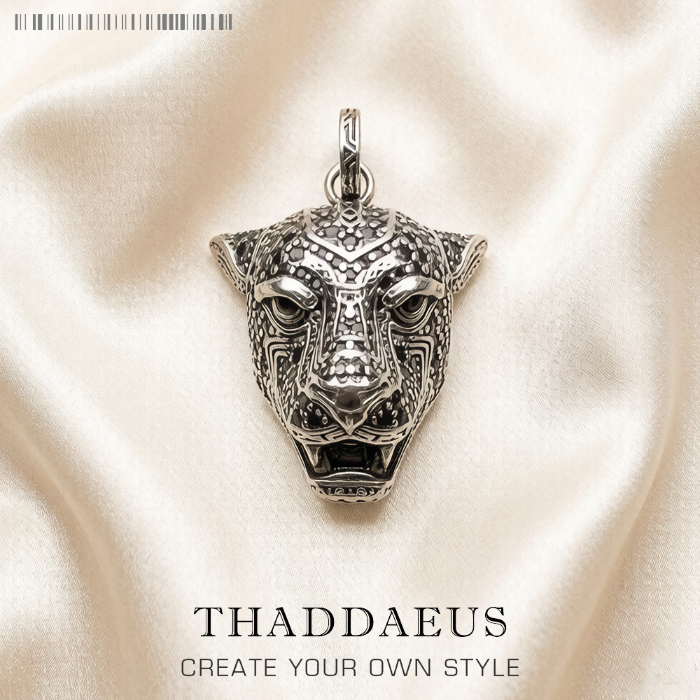 Men'S Accessories Jewelry Brands - จี้ใหม่เอี่ยมแมวดำเครื่องประดับชั้นดี925เงินสเตอร์ลิงเข็มขัดสไตล์วินเทจกบฏและของขวัญชิ้นใหญ่สำหรับผู้ชายผู้หญิง