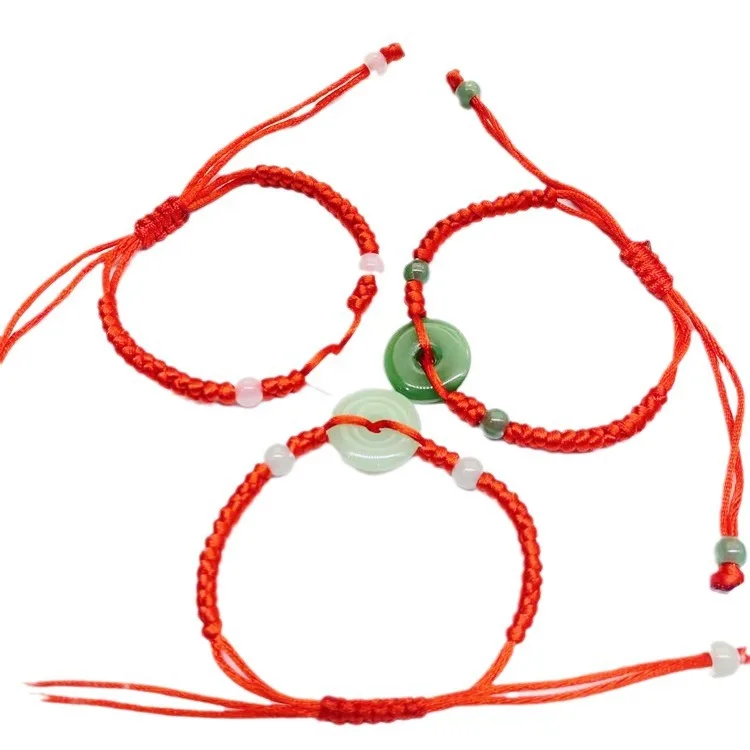 Bracelet Beaded Men - สร้อยข้อมือ giok Asli รูปโดนัทกำไลหินโมราของขวัญผู้ชายเครื่องประดับจากดีไซน์เนอร์ประดับลูกปัดธรรมชาติหรูหราแฟชั่น