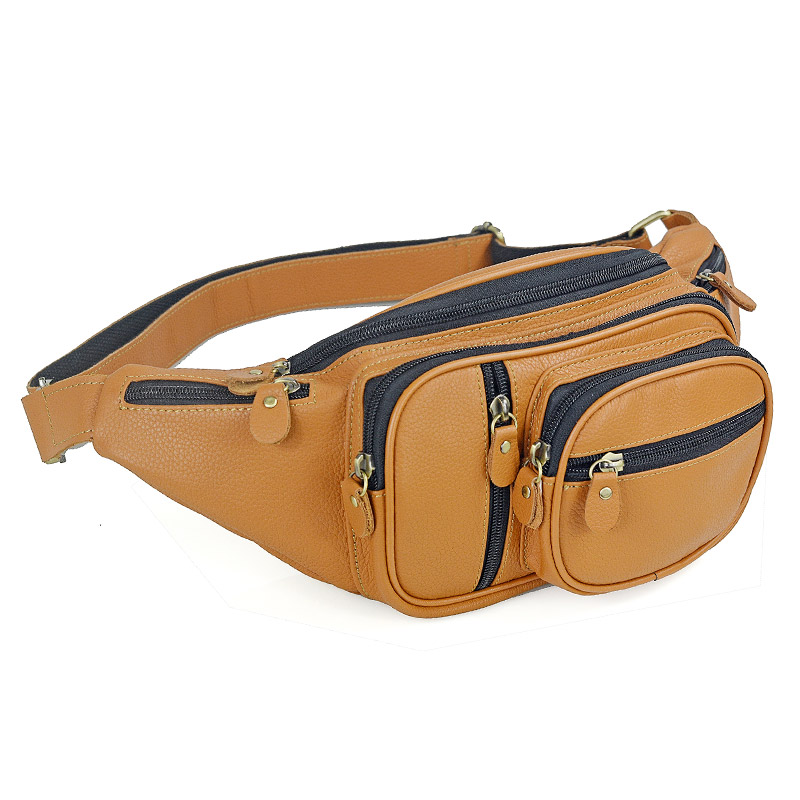 กระเป๋าคาดเอวหนังแท้ผู้ชายสำหร - Men Accessories Pack บทวิจารณ์และราคา