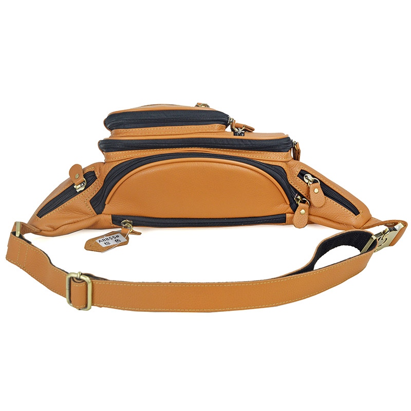 กระเป๋าคาดเอวหนังแท้ผู้ชายสำหร - Men Accessories Pack บทวิจารณ์และราคา