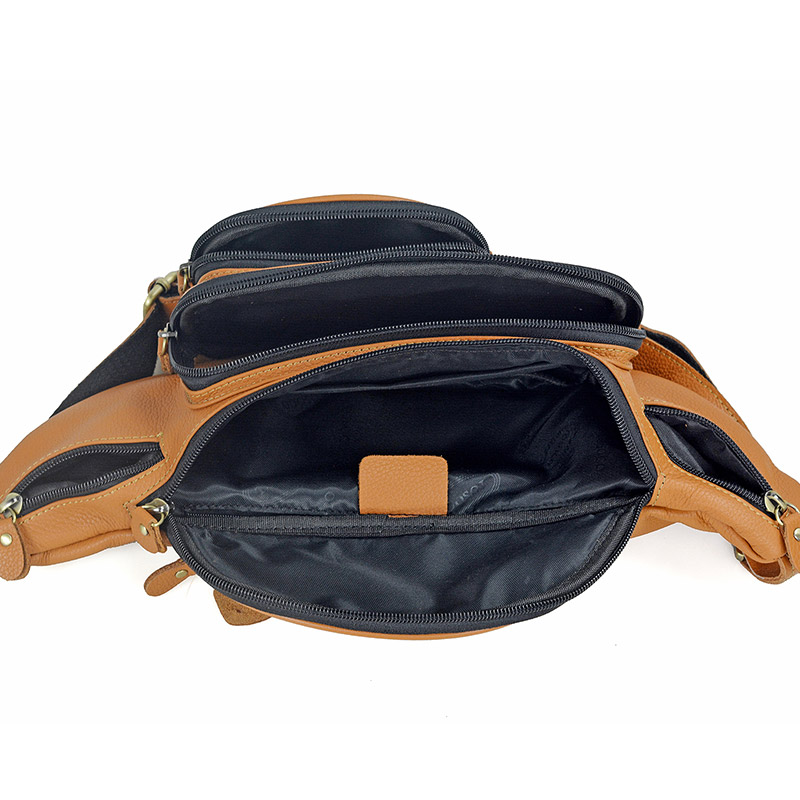 กระเป๋าคาดเอวหนังแท้ผู้ชายสำหร - Men Accessories Pack บทวิจารณ์และราคา