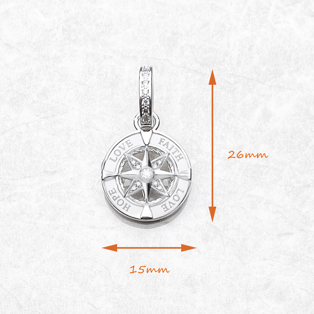 จี้ศรัทธาความหวังและความรักเคร - Men'S Accessories Jewelry Brands บทวิจารณ์และราคา