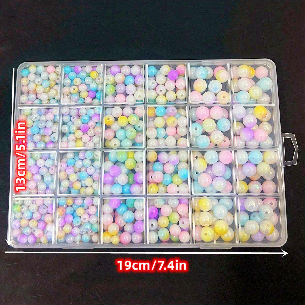 ลูกปัดอะคริลิคสี AB น่ารัก ขนา - Bracelet Beaded Men บทวิจารณ์และราคา