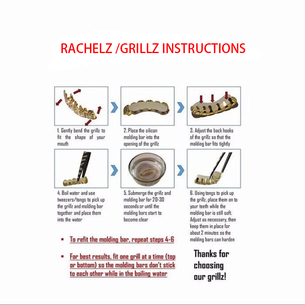 RACHELZ ฮิปฮอป 10/10 ชุดฟันปลอ - Men'S Accessories For Christmas บทวิจารณ์และราคา