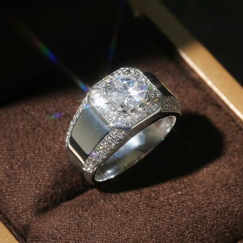 Huitan แหวนแต่งงานสำหรับผู้ชาย - Men'S Accessories Jewelry Brands บทวิจารณ์และราคา