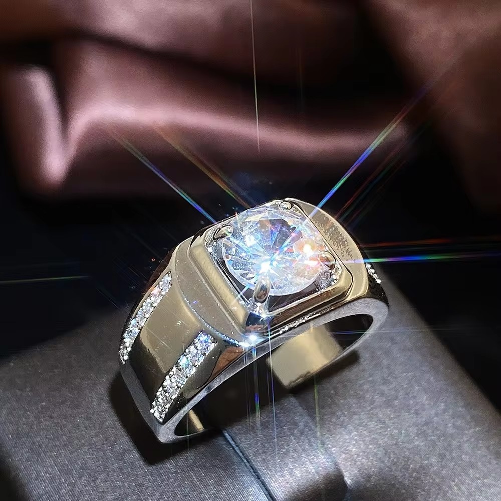 Huitan แหวนแต่งงานสำหรับผู้ชาย - Men'S Accessories Jewelry Brands บทวิจารณ์และราคา