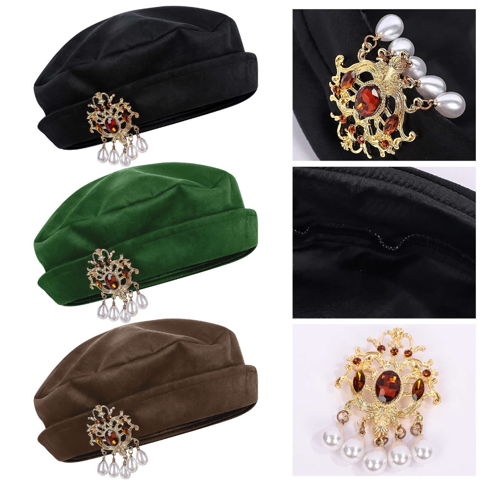 หมวกเบเรต์สไตล์ทิวดอร์ยุคกลางส - Men'S Accessories Vintage บทวิจารณ์และราคา