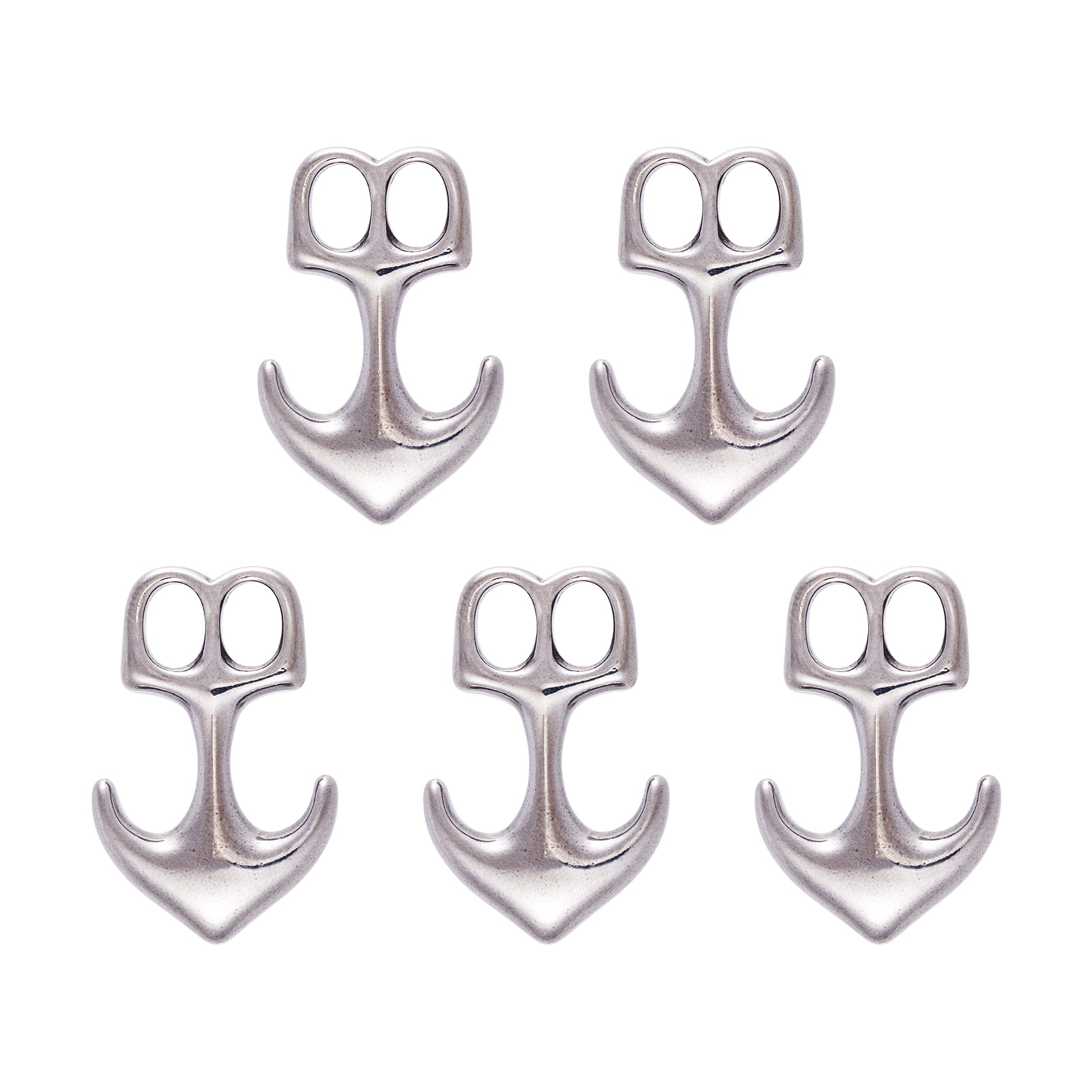 ตะขอเกี่ยวแบบสมอ 5 ชิ้น ทำจากส - Men'S Accessories Jewelry Bracelet บทวิจารณ์และราคา