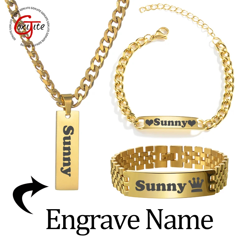 สร้อยคอพร้อมจี้สลักชื่อแบบกำหน - Men'S Accessories Jewelry Bracelet บทวิจารณ์และราคา