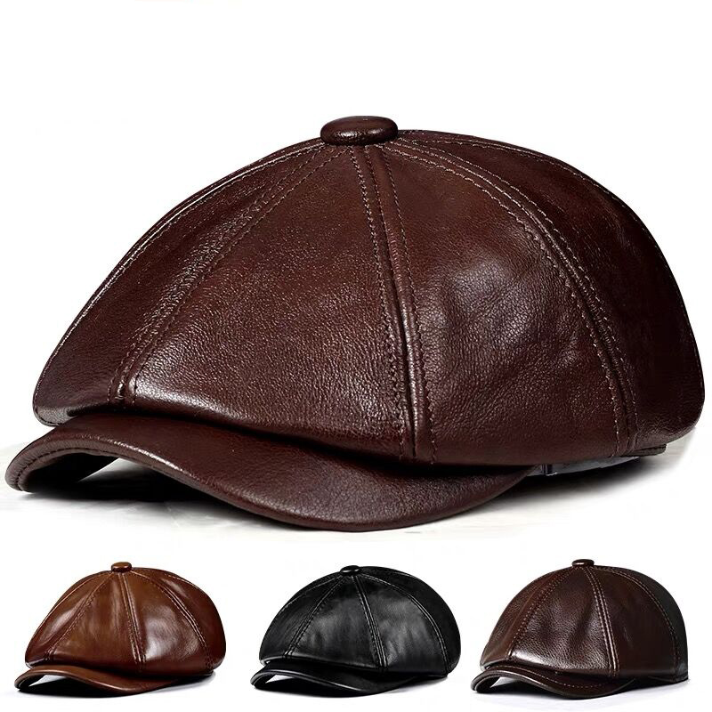 ฤดูใบไม้ผลิใหม่ของแท้หนังหมวกห - Men Accessories Brand บทวิจารณ์และราคา