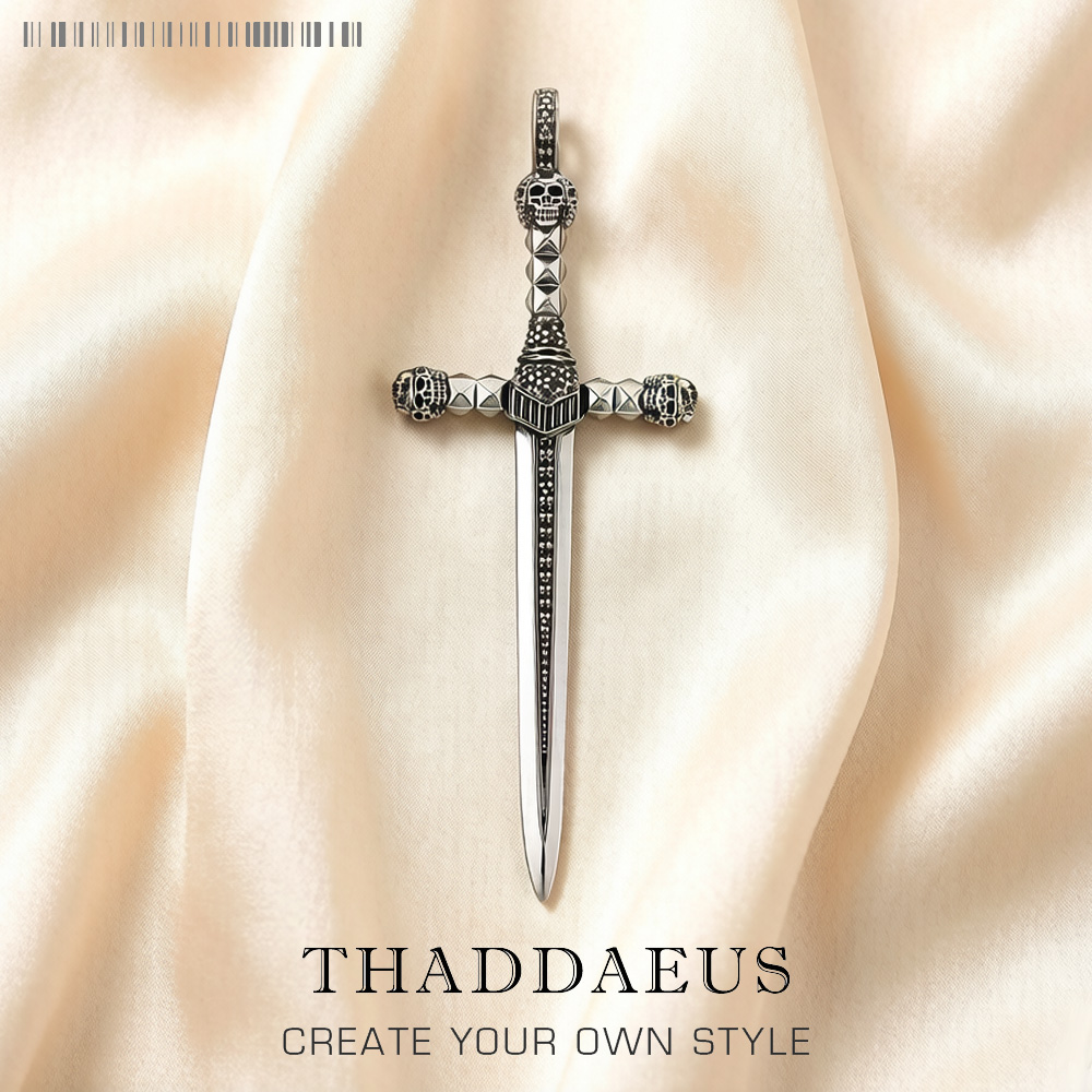 จี้ Skull SWORD,เครื่องประดับใ - Men'S Accessories Jewelry Brands บทวิจารณ์และราคา