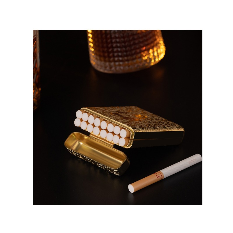 กล่องใส่บุหรี่โลหะแกะสลักสไตล์ - Men Accessories Pack บทวิจารณ์และราคา