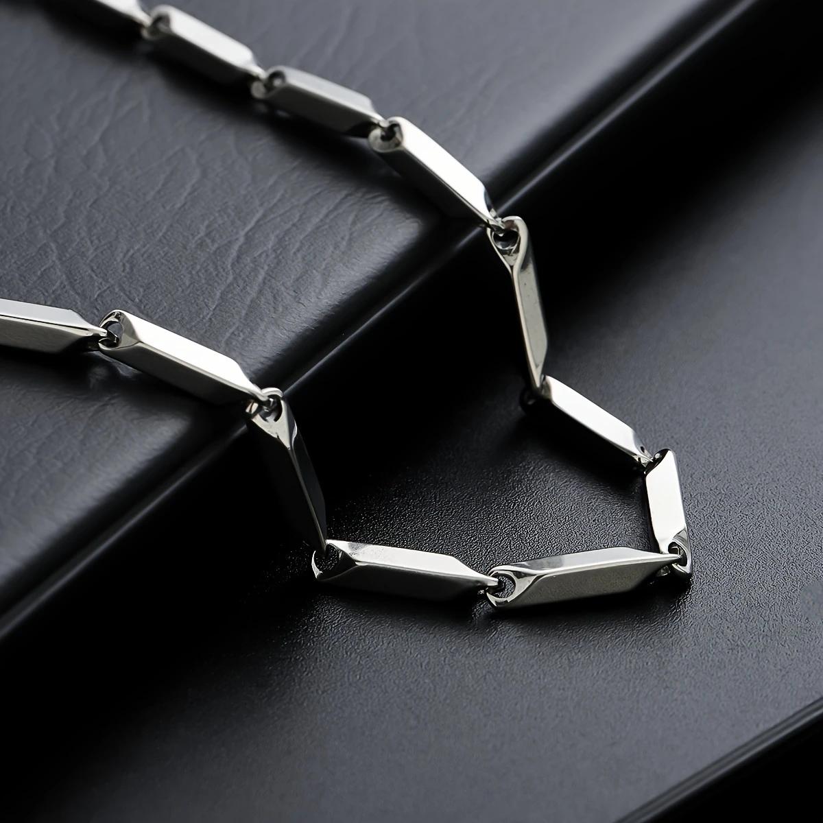 สร้อยคอจี้รูปกางเขนโค้งสีเงินท - Men'S Accessories Jewelry Brands บทวิจารณ์และราคา