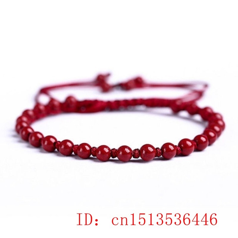 กำไลข้อมือลูกปัด6มม. สีแดงธรรม - Bracelet Beaded Men บทวิจารณ์และราคา