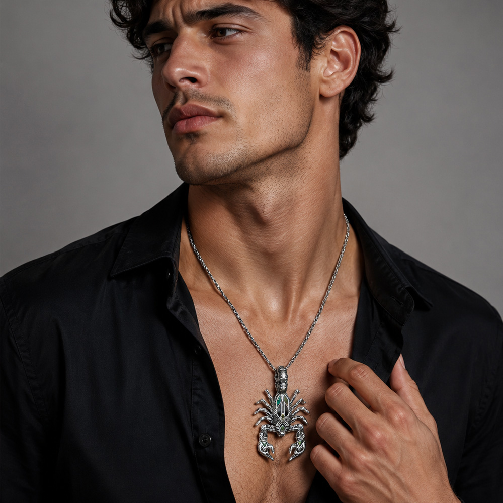 จี้ใหม่เอี่ยมแมงป่องเครื่องประ - Men'S Accessories Jewelry Brands บทวิจารณ์และราคา
