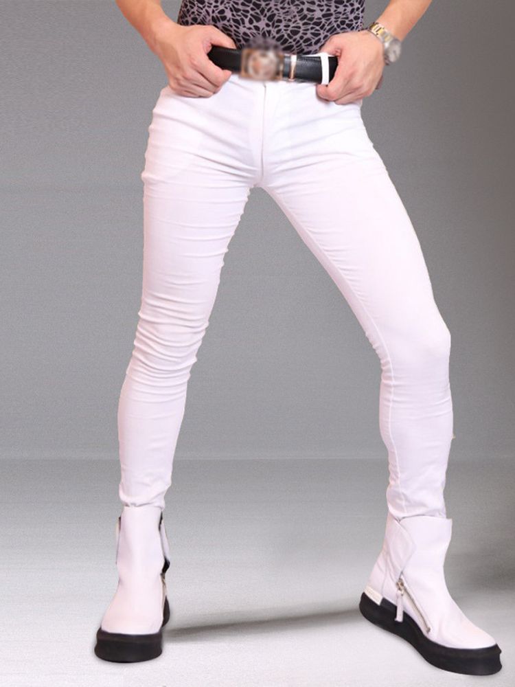 M-3XL กางเกงรัดรูป celana JEAN - Men'S Accessories For Jeans บทวิจารณ์และราคา