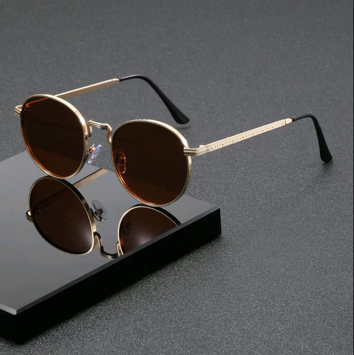 แว่นกันแดดทรงกลมคลาสสิกสำหรับผ - Men'S Accessories Vintage บทวิจารณ์และราคา