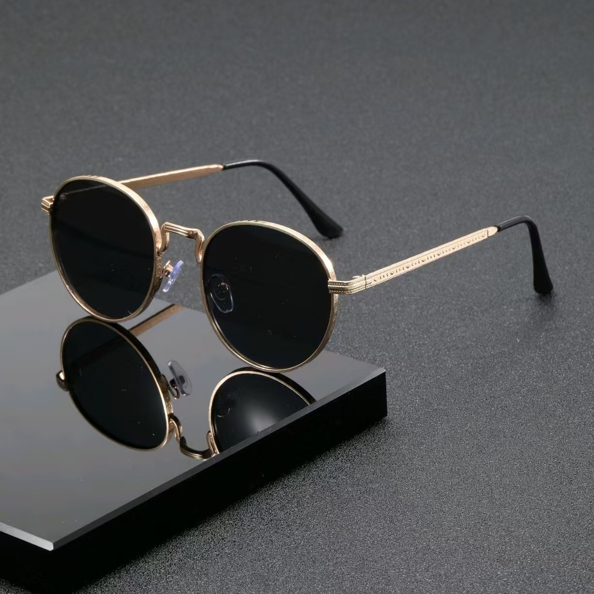 แว่นกันแดดทรงกลมคลาสสิกสำหรับผ - Men'S Accessories Vintage บทวิจารณ์และราคา