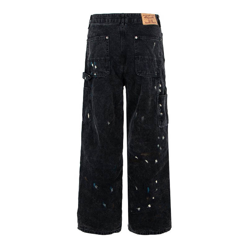 กางเกงยีนส์ขากว้างสไตล์อเมริกั - Men'S Accessories For Jeans บทวิจารณ์และราคา